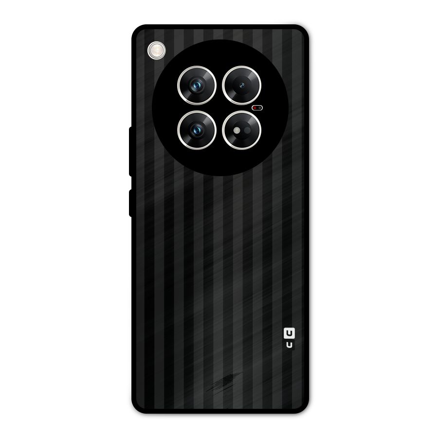 Pleasing Dark Stripes Metal Back Case for Infinix Zero 40 5G