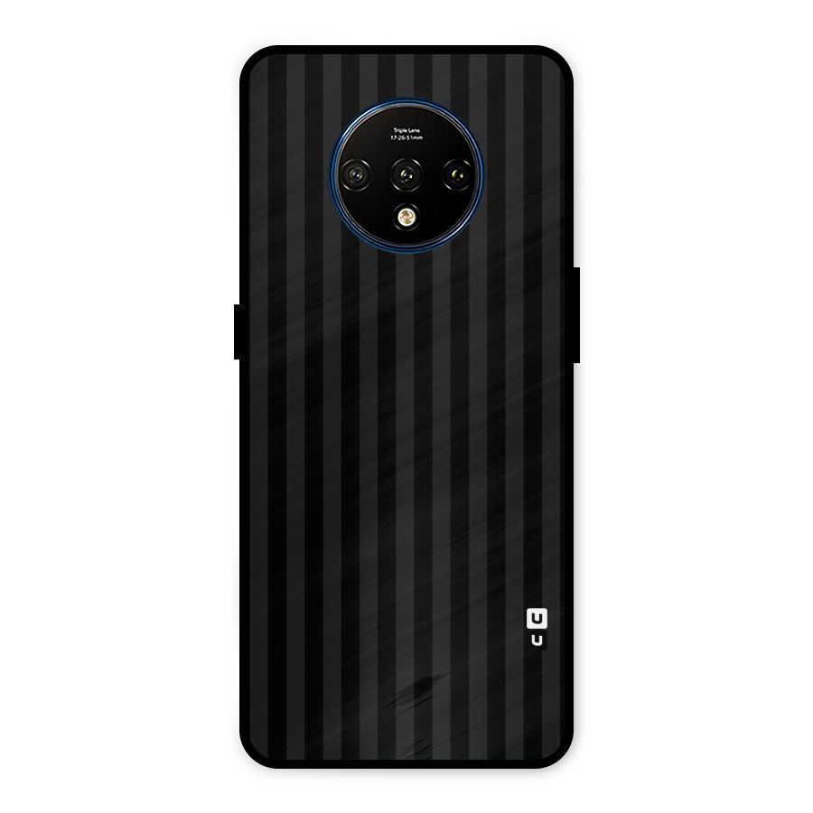 Pleasing Dark Stripes Metal Back Case for OnePlus 7T
