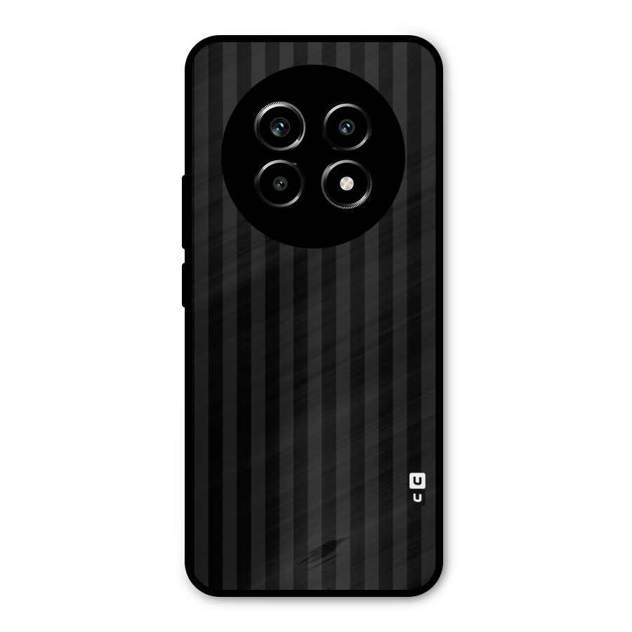 Pleasing Dark Stripes Metal Back Case for Realme 13 Pro