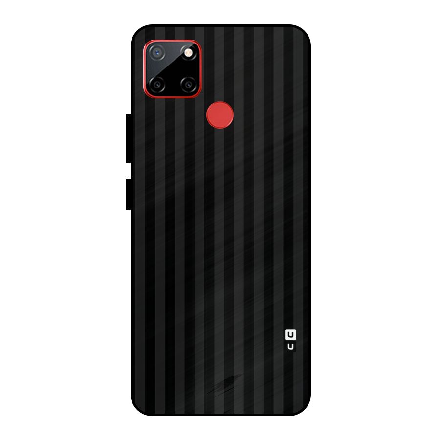 Pleasing Dark Stripes Metal Back Case for Realme C12