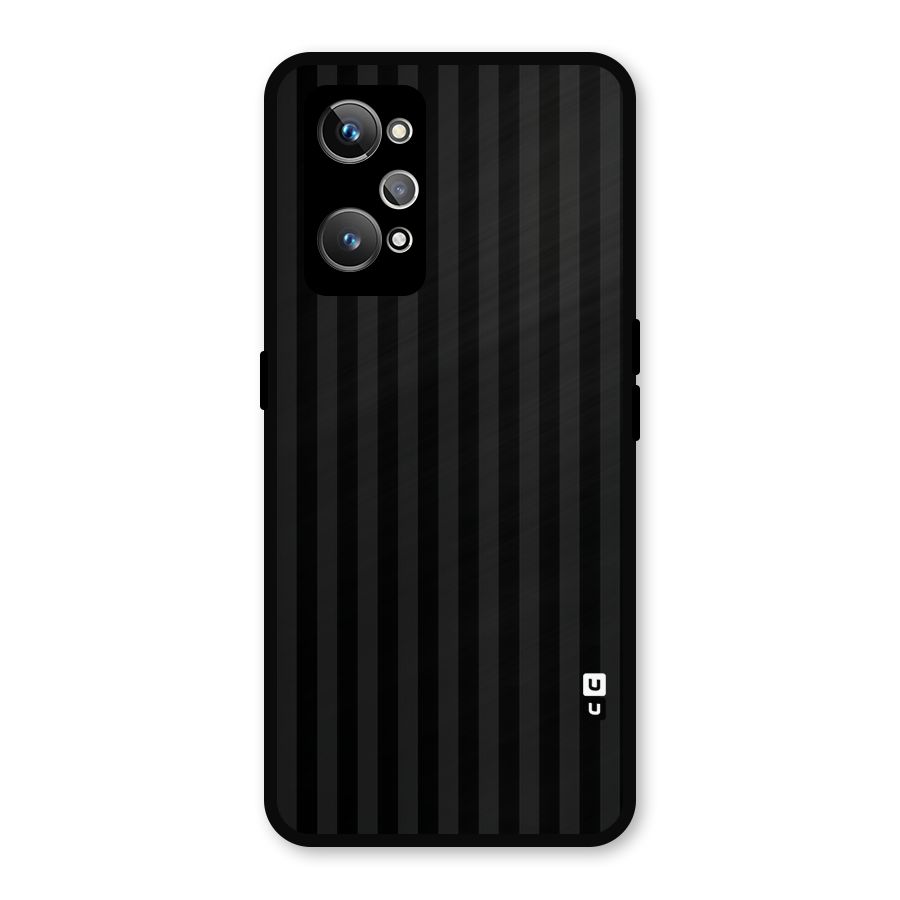 Pleasing Dark Stripes Metal Back Case for Realme GT Neo 3T