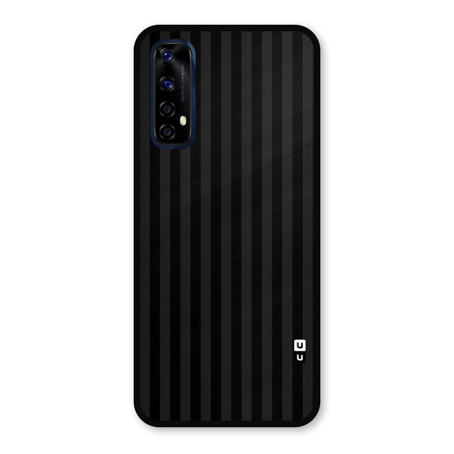Pleasing Dark Stripes Metal Back Case for Realme Narzo 20 Pro