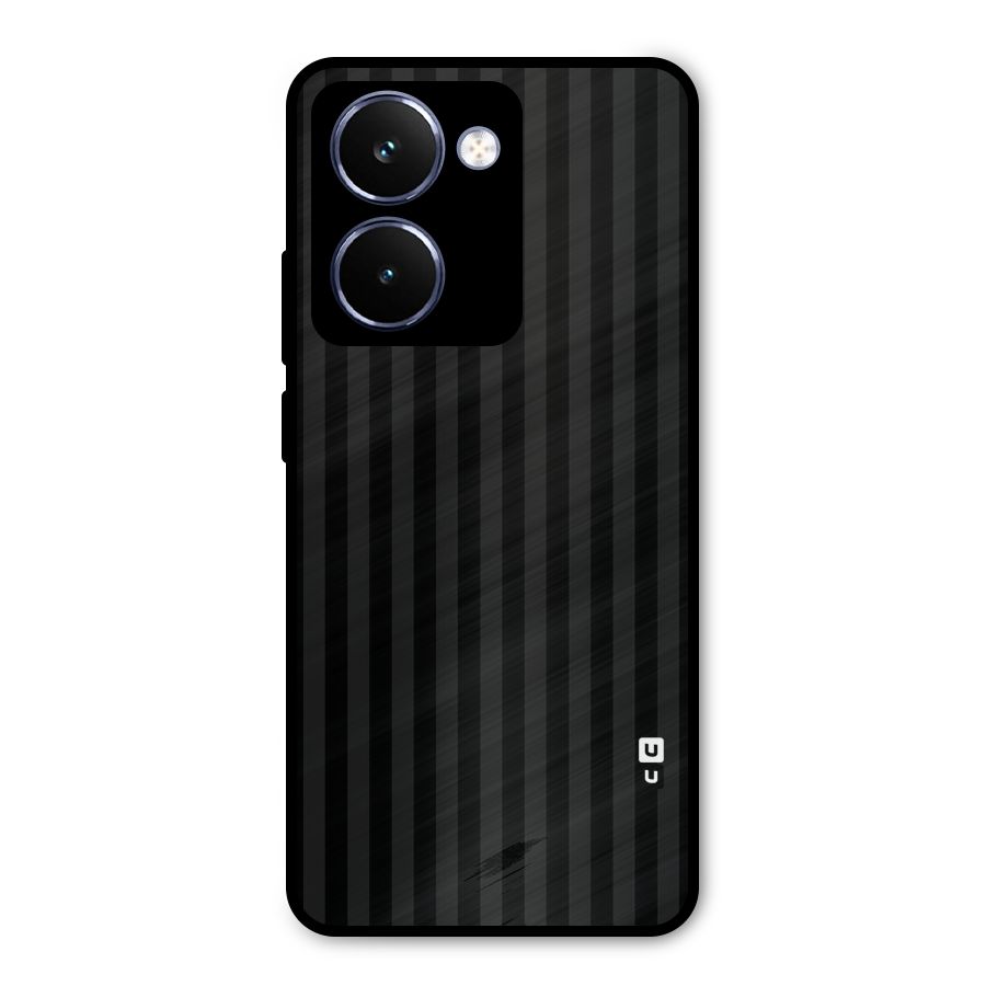 Pleasing Dark Stripes Metal Back Case for Realme P3 Ultra