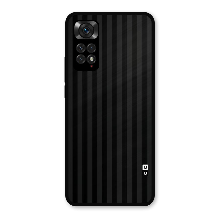 Pleasing Dark Stripes Metal Back Case for Redmi Note 11s