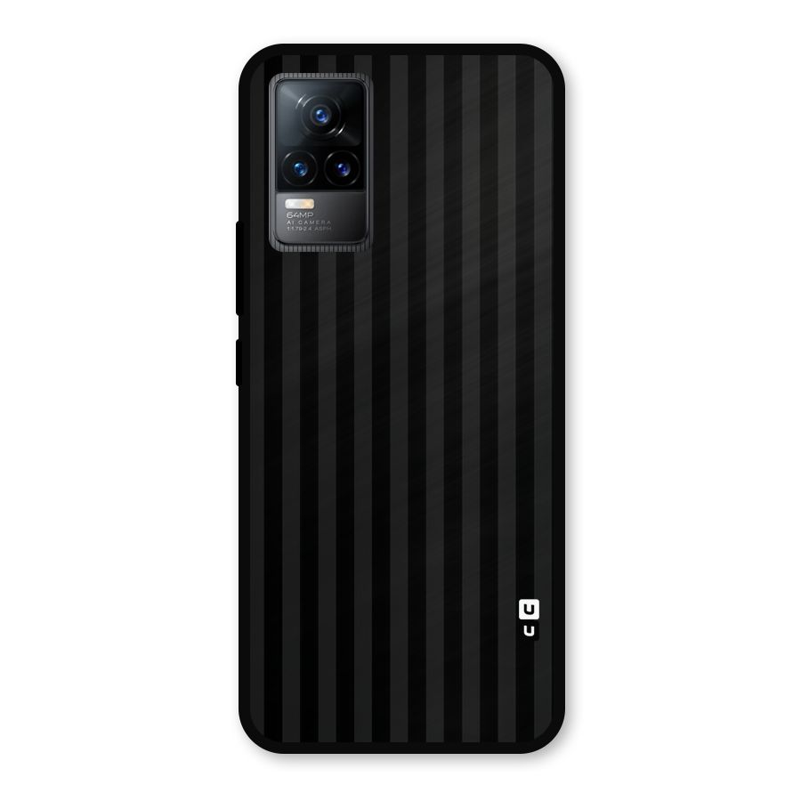 Pleasing Dark Stripes Metal Back Case for Vivo Y73