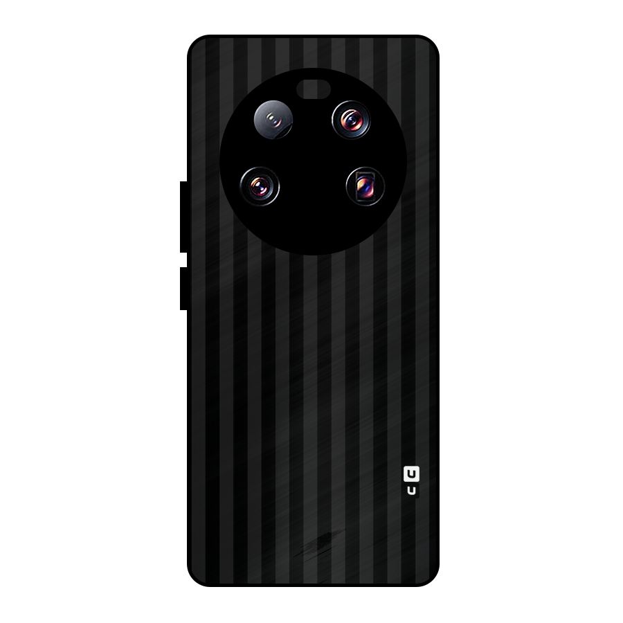 Pleasing Dark Stripes Metal Back Case for Xiaomi 13 Ultra