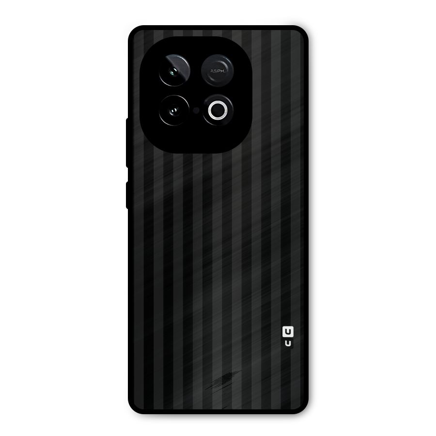 Pleasing Dark Stripes Metal Back Case for iQOO Neo 10