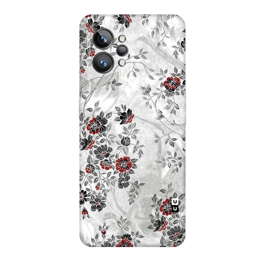 Pleasing Grey Floral Original Polycarbonate Back Case for Realme GT2 Pro