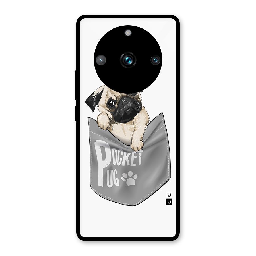 Pocket Pug Glass Back Case for Realme 11 Pro
