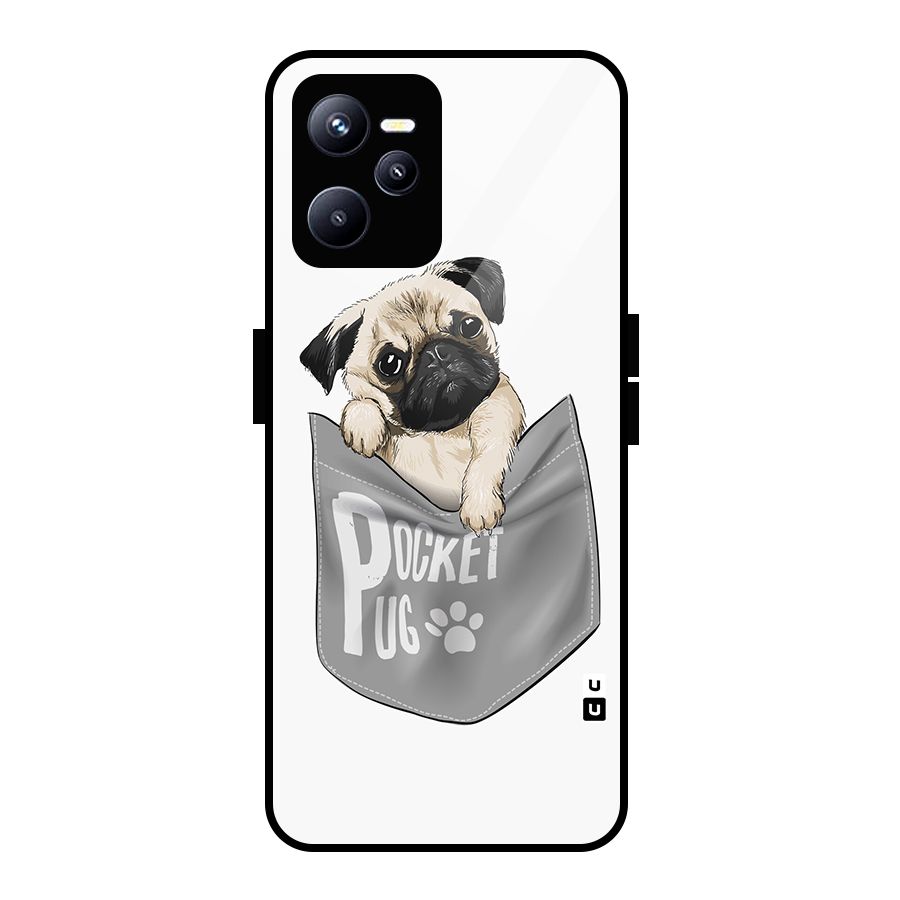 Pocket Pug Glass Back Case for Realme C35