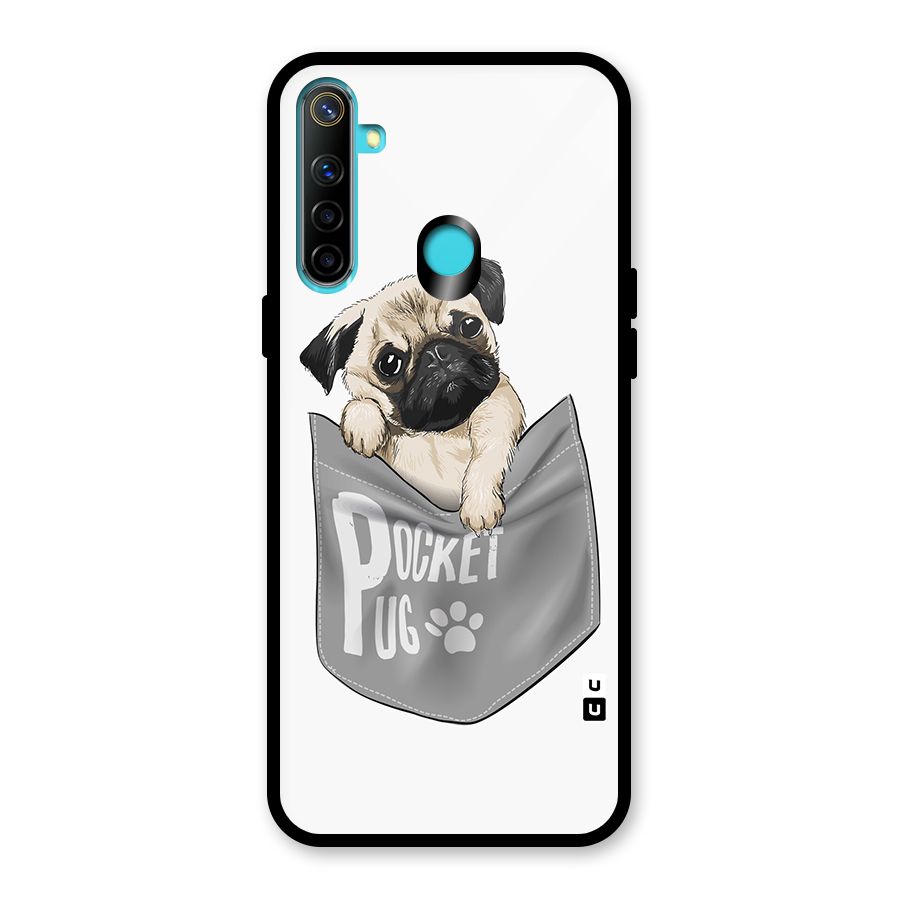 Pocket Pug Glass Back Case for Realme Narzo 10