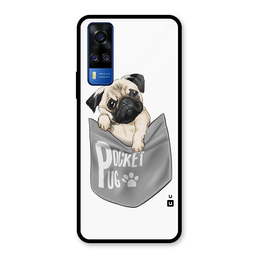 Pocket Pug Glass Back Case for Vivo Y31