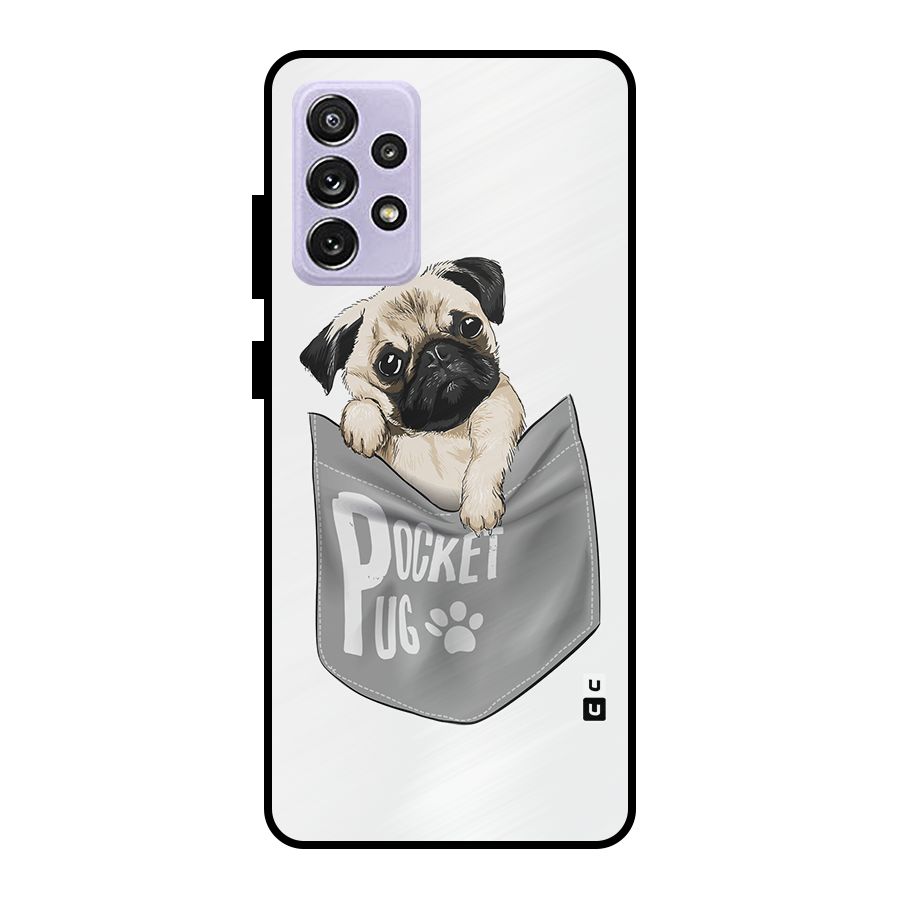 Pocket Pug Metal Back Case for Galaxy A72