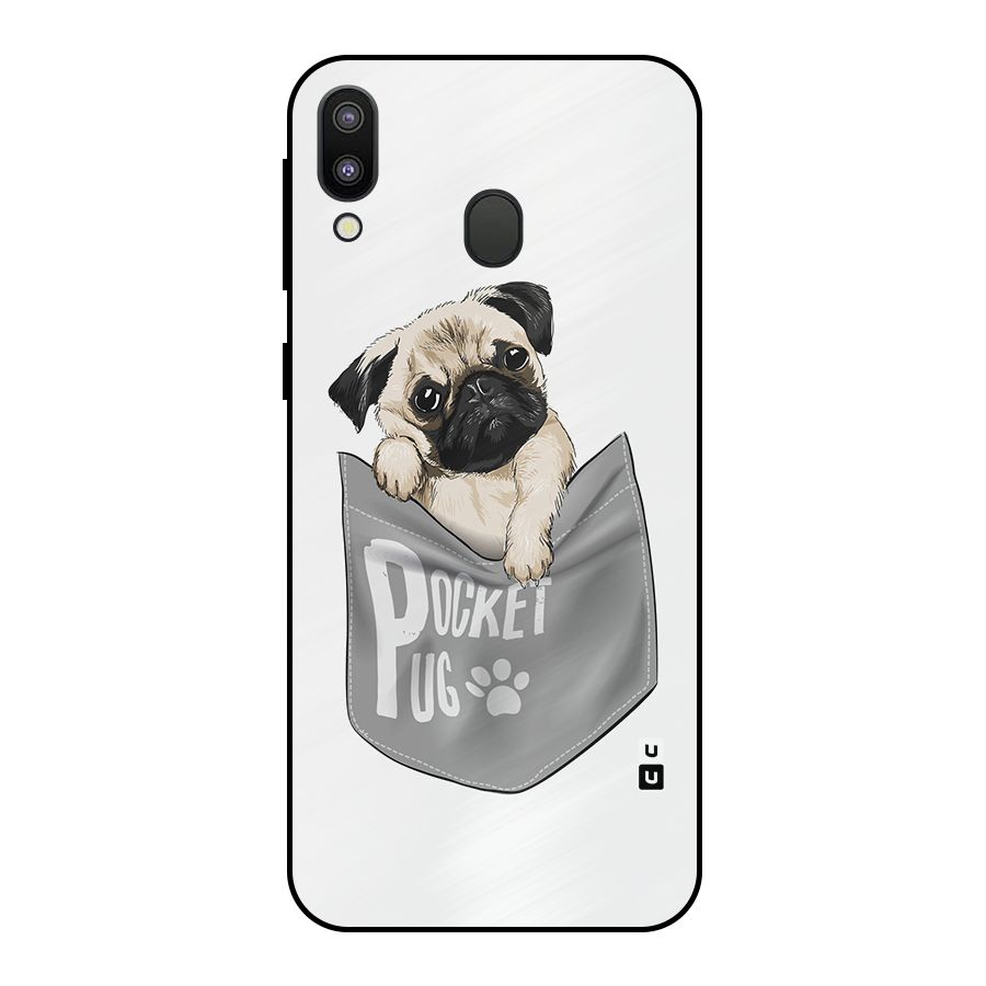 Pocket Pug Metal Back Case for Galaxy M20