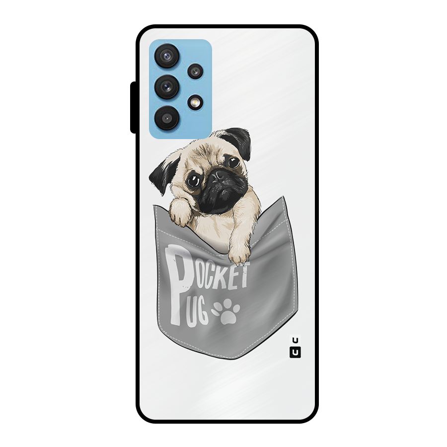 Pocket Pug Metal Back Case for Galaxy M32 5G