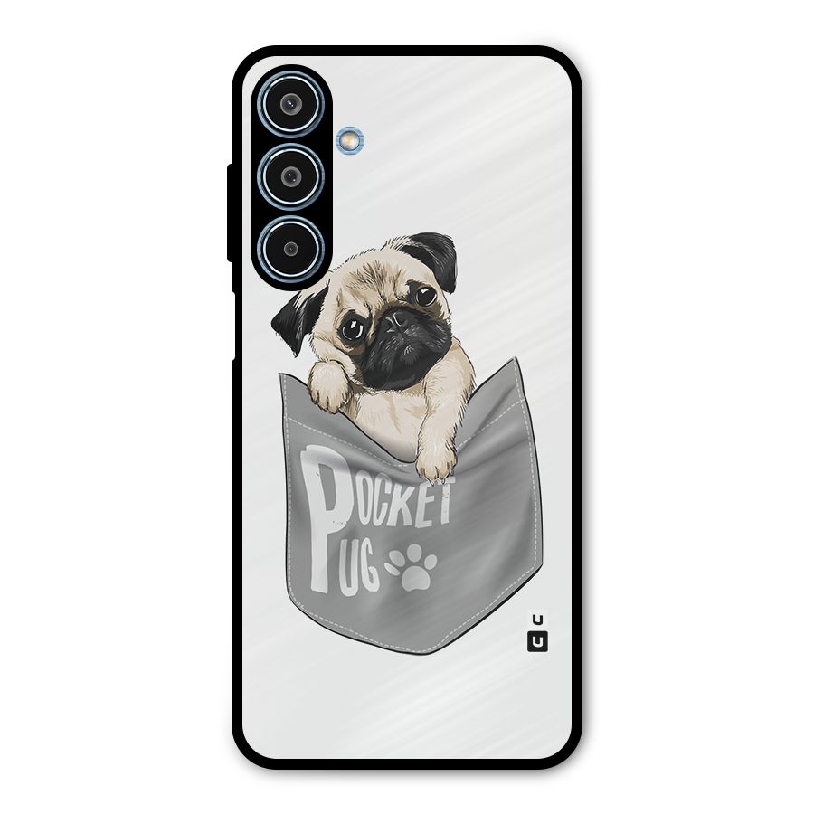 Pocket Pug Metal Back Case for Galaxy M35