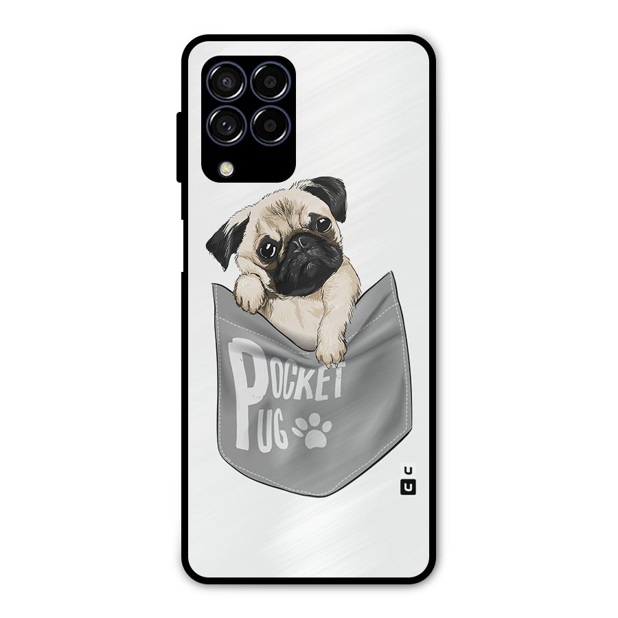 Pocket Pug Metal Back Case for Galaxy M53 5G