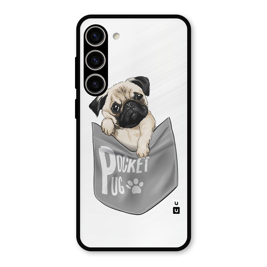Pocket Pug Metal Back Case for Galaxy S23 Plus