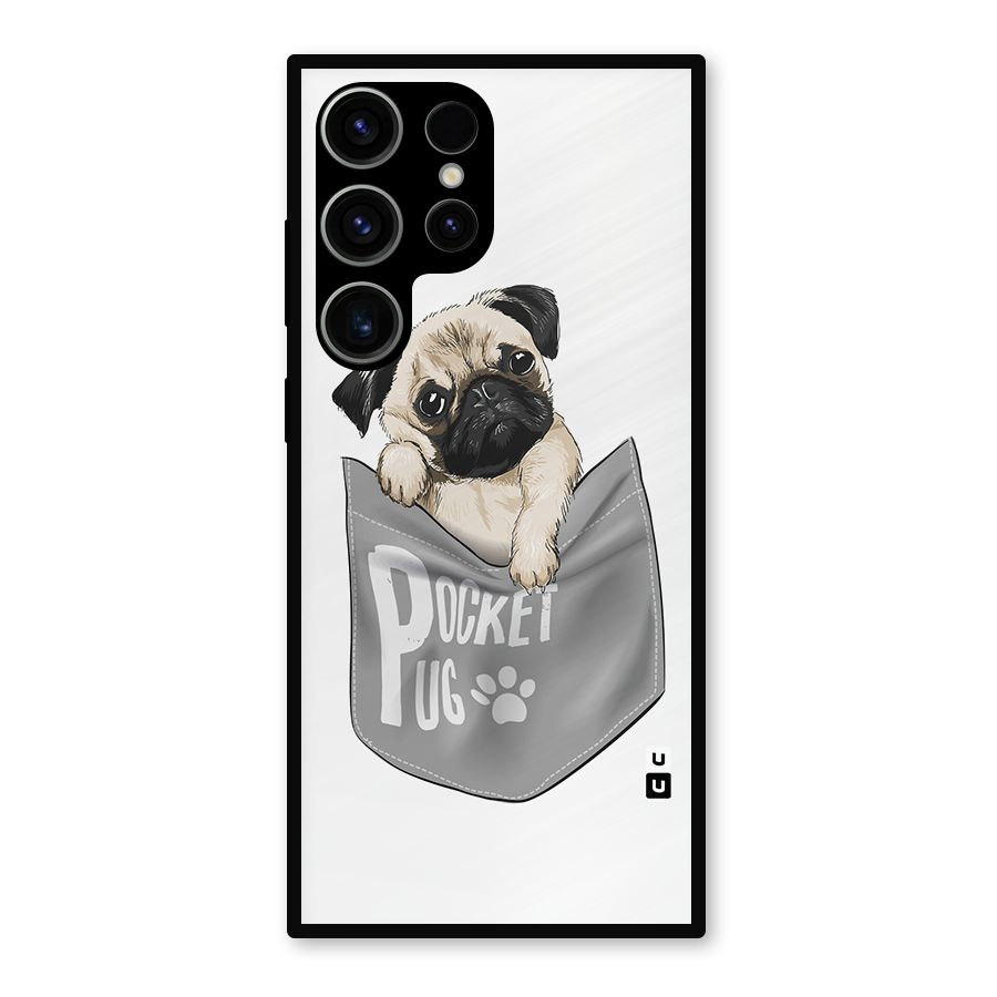 Pocket Pug Metal Back Case for Galaxy S23 Ultra