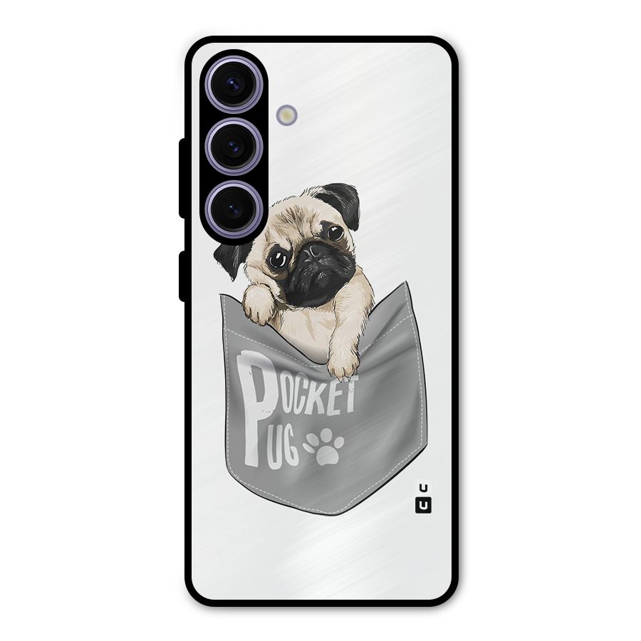 Pocket Pug Metal Back Case for Galaxy S24