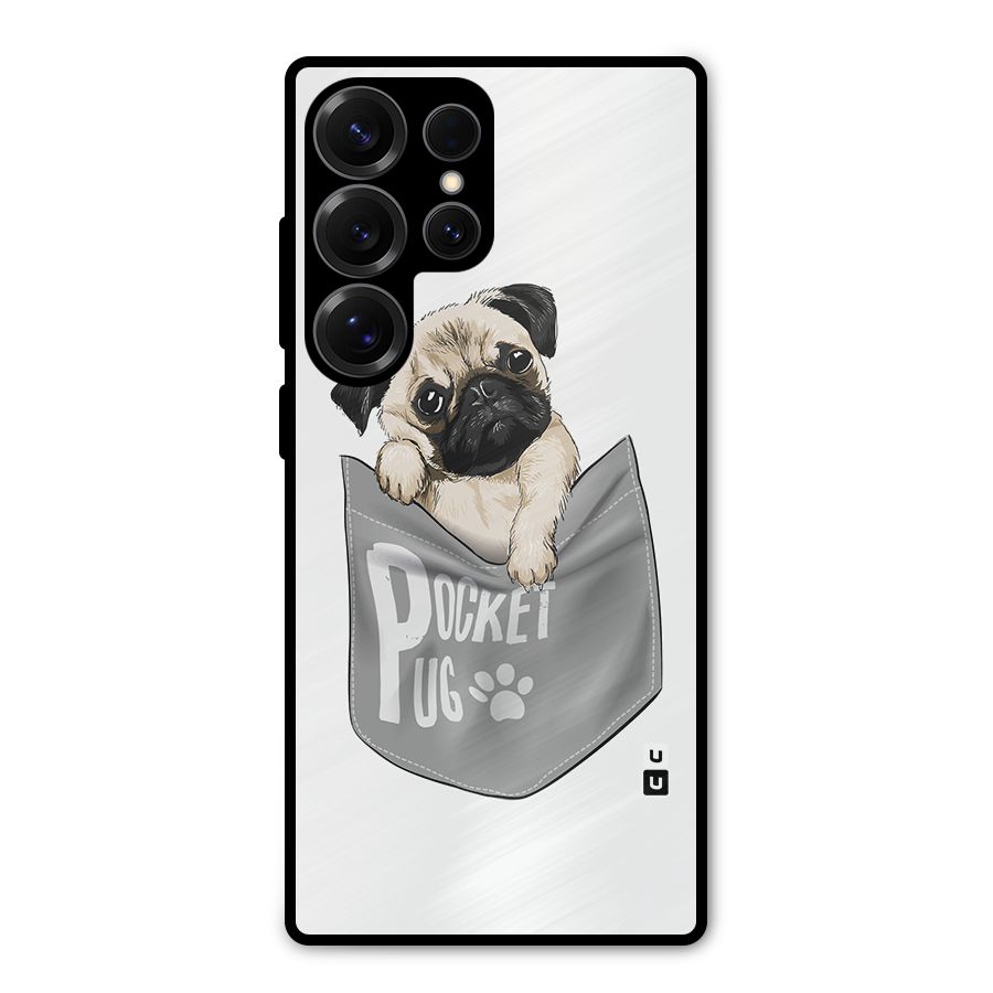 Pocket Pug Metal Back Case for Galaxy S25 Ultra