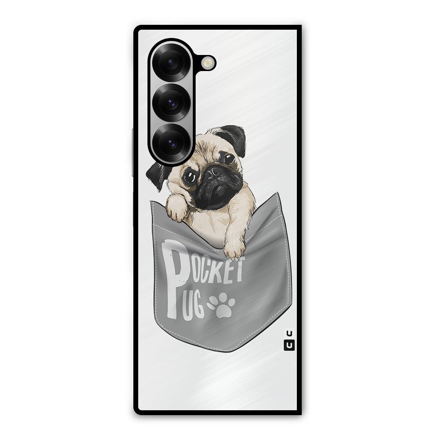 Pocket Pug Metal Back Case for Galaxy Z Fold6
