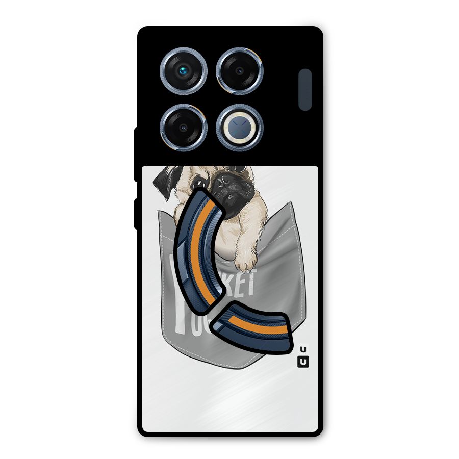 Pocket Pug Metal Back Case for Infinix GT 20 Pro