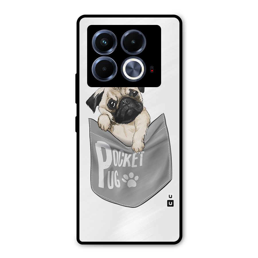 Pocket Pug Metal Back Case for Infinix Note 40 5G