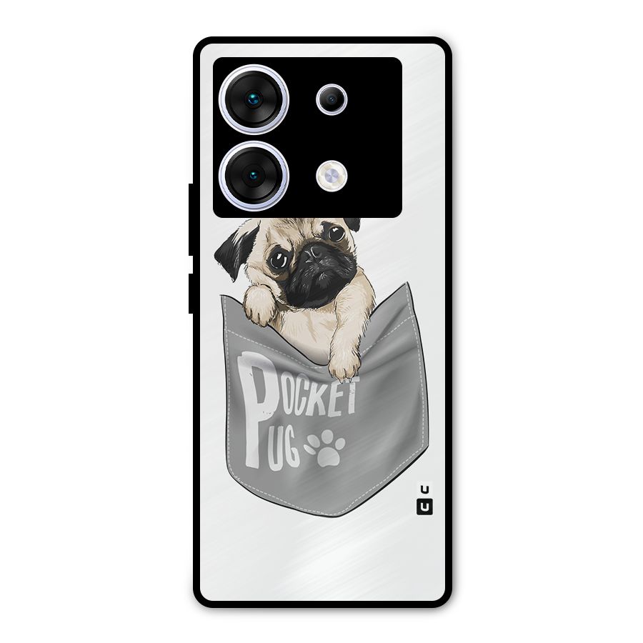 Pocket Pug Metal Back Case for Infinix Zero 30 5G