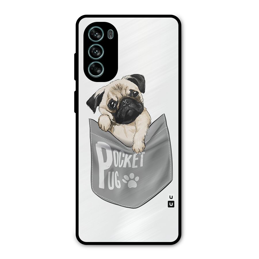 Pocket Pug Metal Back Case for Moto G62