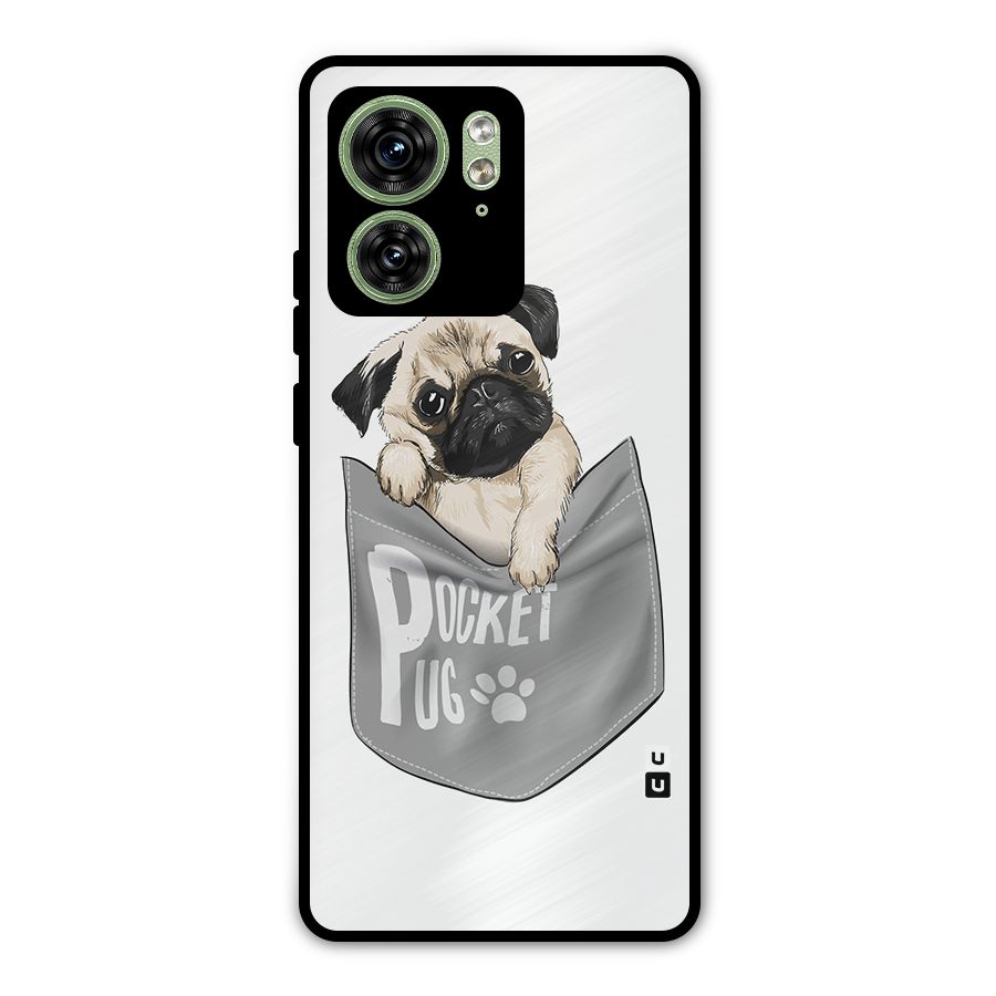 Pocket Pug Metal Back Case for Motorola Edge 40 5G