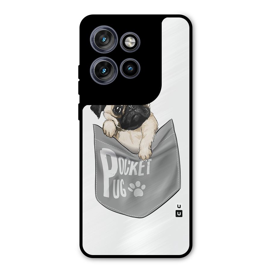 Pocket Pug Metal Back Case for Motorola Edge 50 Neo