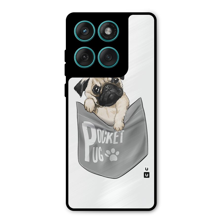 Pocket Pug Metal Back Case for Motorola Edge 60 Fusion