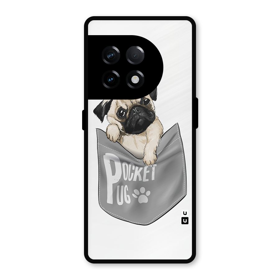 Pocket Pug Metal Back Case for OnePlus 11R
