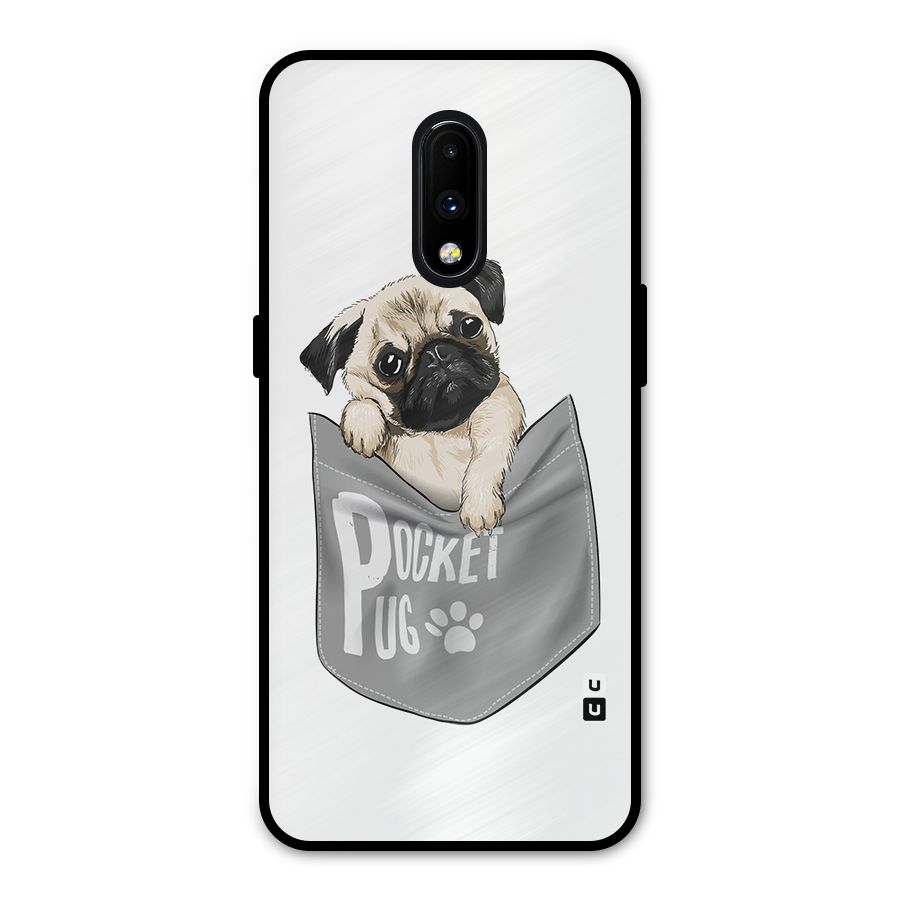 Pocket Pug Metal Back Case for OnePlus 7