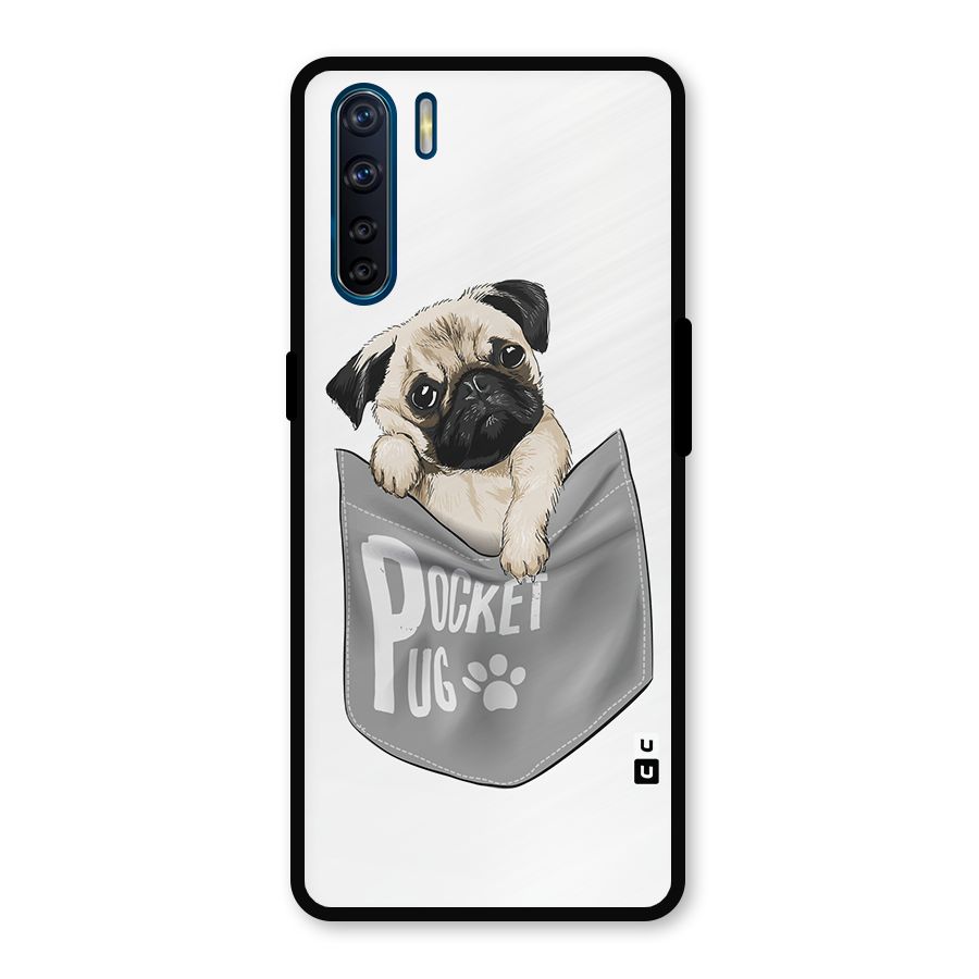 Pocket Pug Metal Back Case for Oppo F15