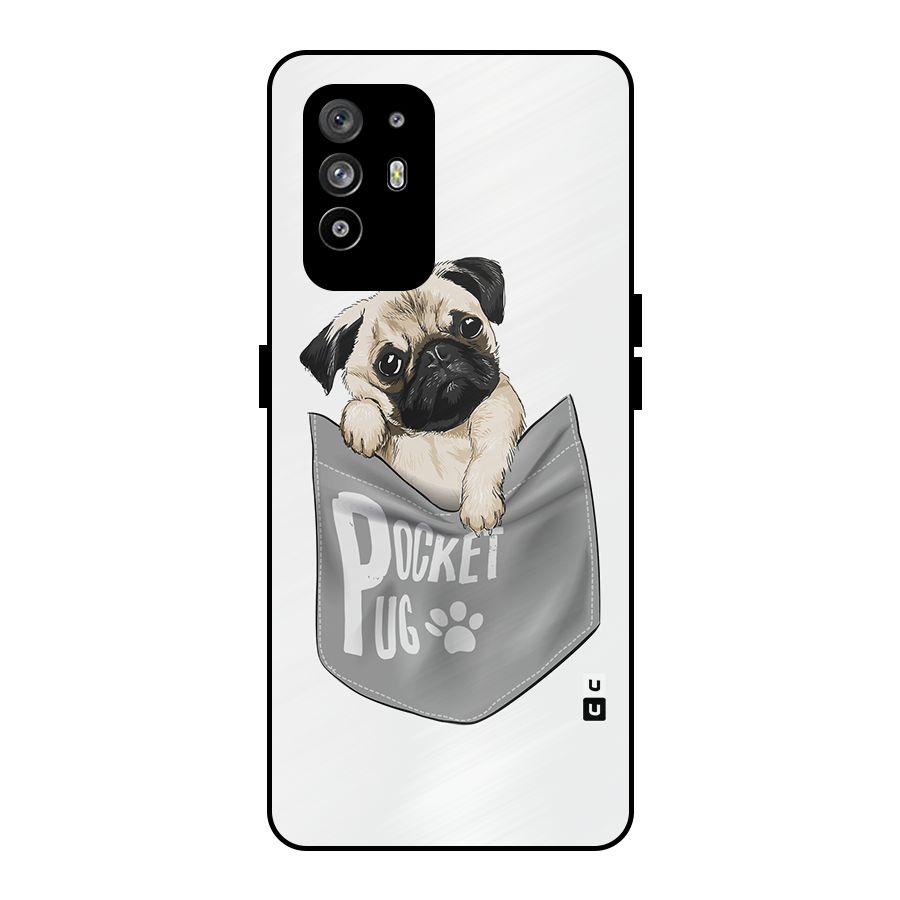 Pocket Pug Metal Back Case for Oppo F19 Pro Plus 5G