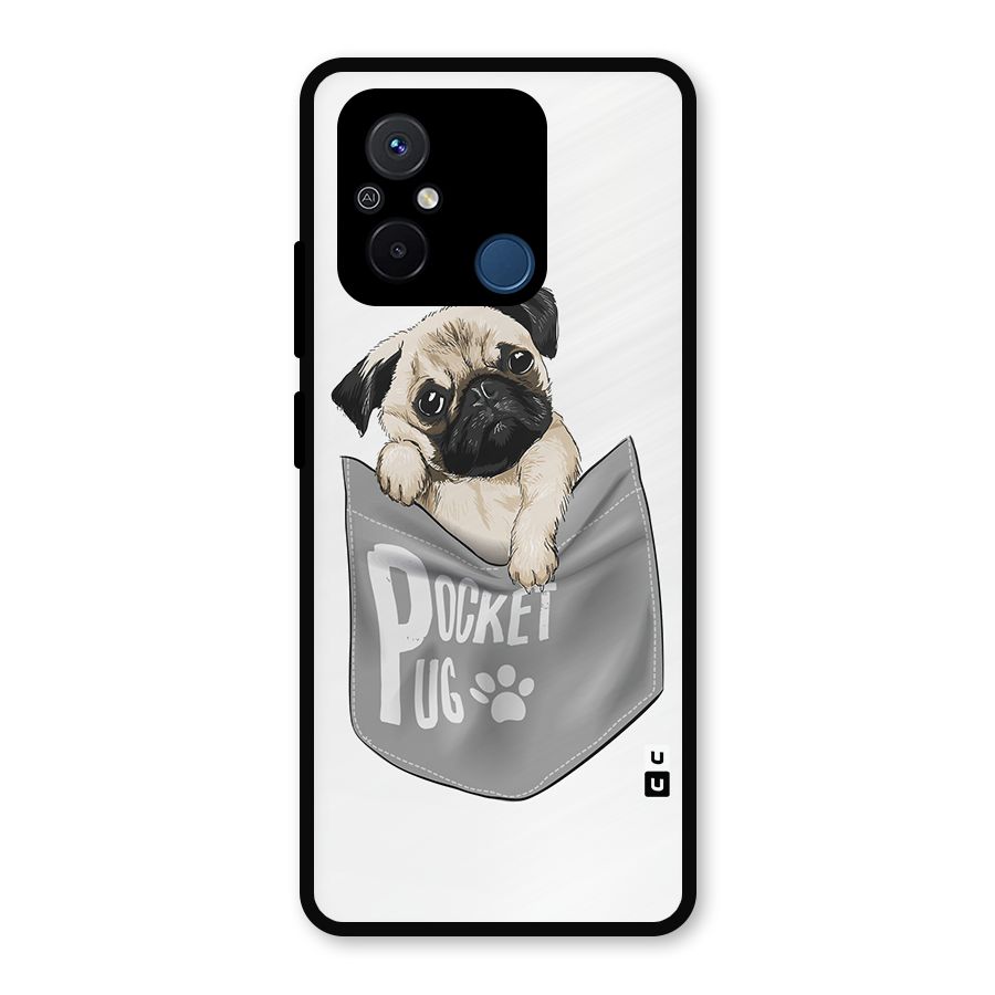 Pocket Pug Metal Back Case for Poco C55