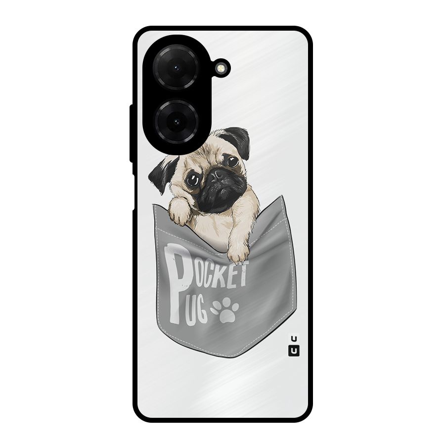 Pocket Pug Metal Back Case for Poco C71