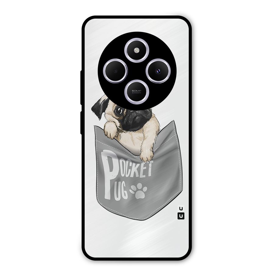 Pocket Pug Metal Back Case for Poco C75 5G