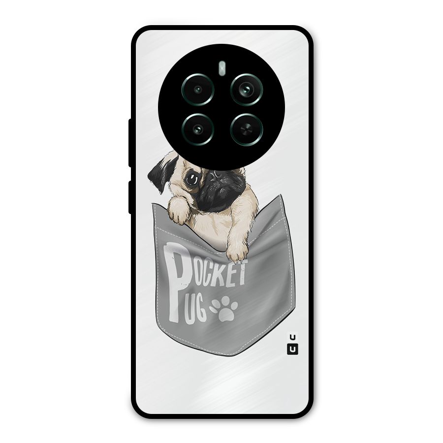 Pocket Pug Metal Back Case for Realme 12 Pro Plus