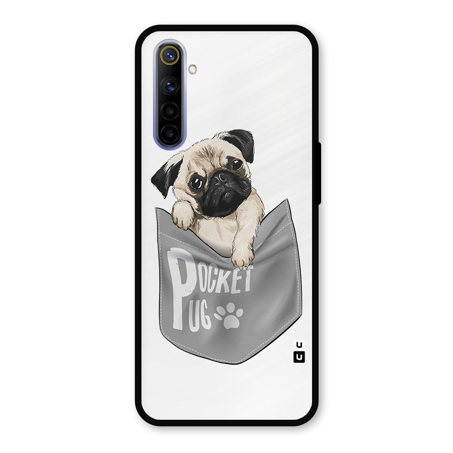 Pocket Pug Metal Back Case for Realme 6