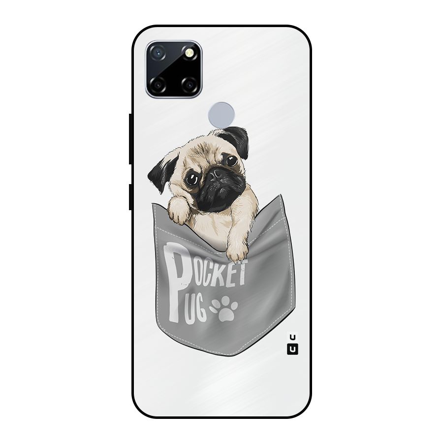 Pocket Pug Metal Back Case for Realme Narzo 20