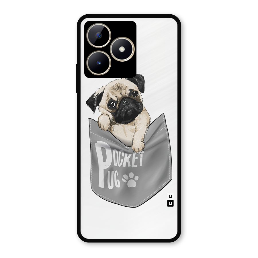 Pocket Pug Metal Back Case for Realme Narzo N53