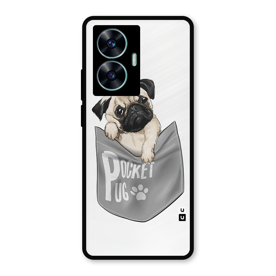 Pocket Pug Metal Back Case for Realme Narzo N55