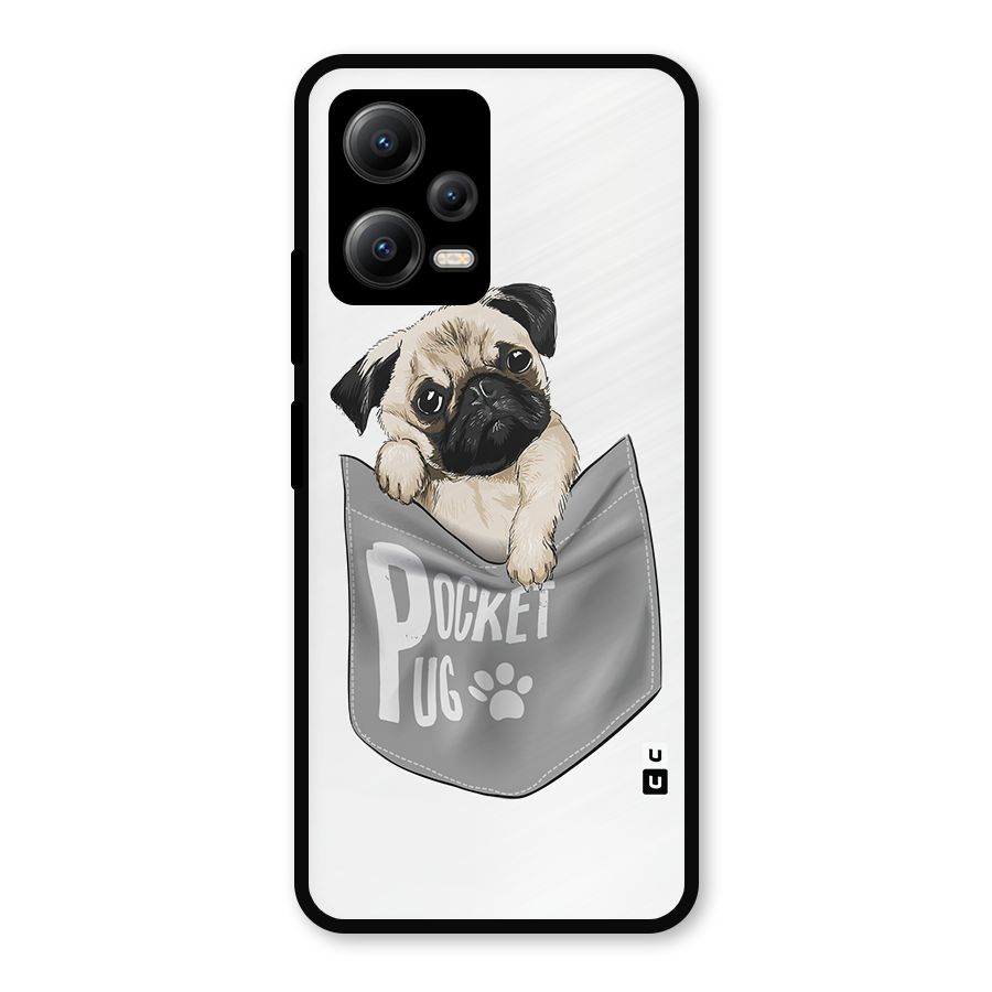 Pocket Pug Metal Back Case for Redmi Note 12 5G