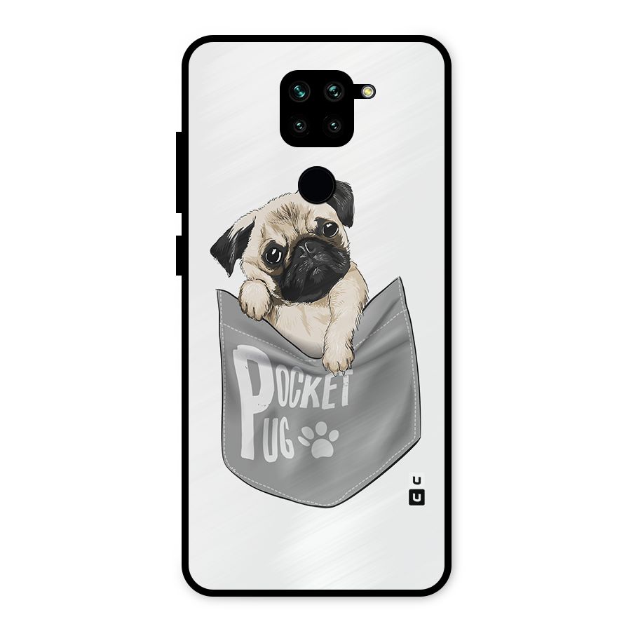 Pocket Pug Metal Back Case for Redmi Note 9