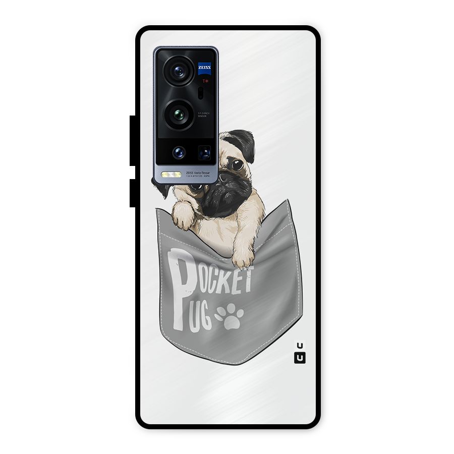 Pocket Pug Metal Back Case for Vivo X60 Pro Plus