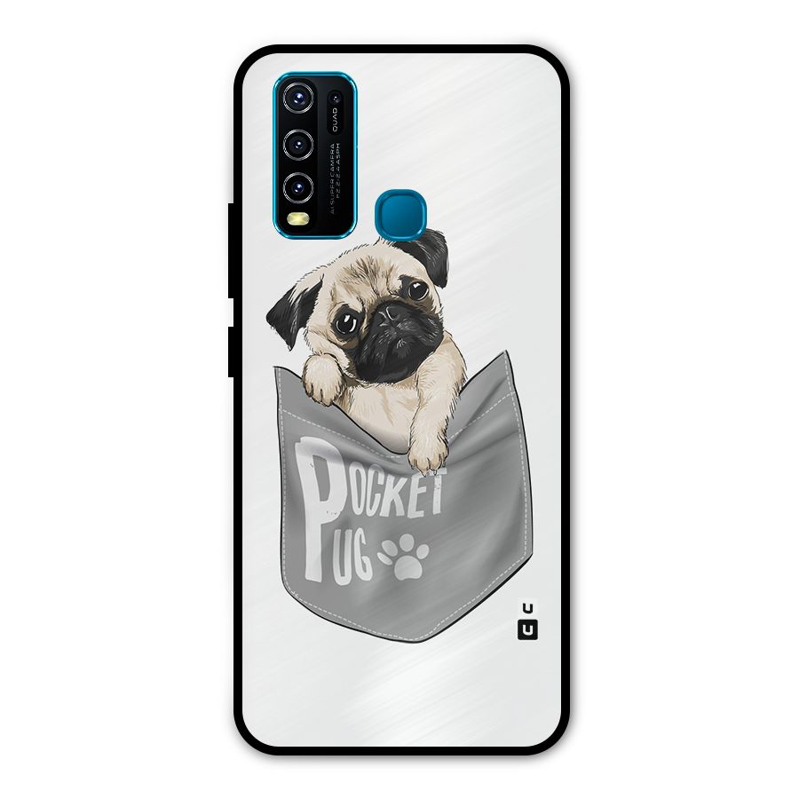 Pocket Pug Metal Back Case for Vivo Y50