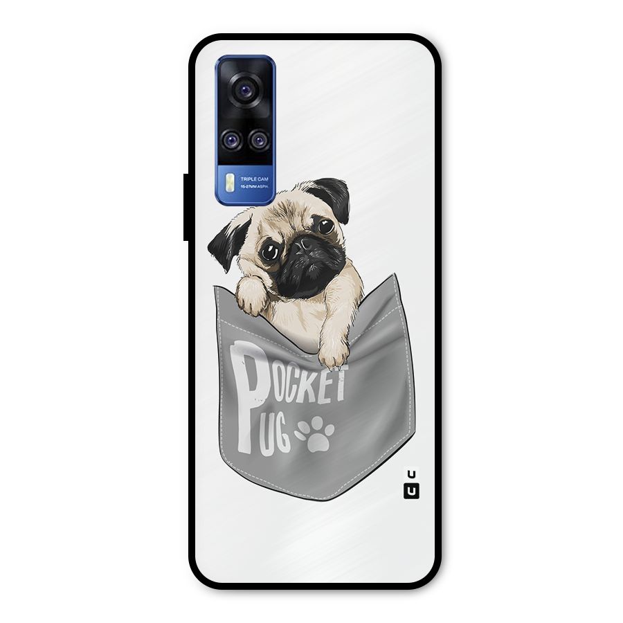 Pocket Pug Metal Back Case for Vivo Y51A